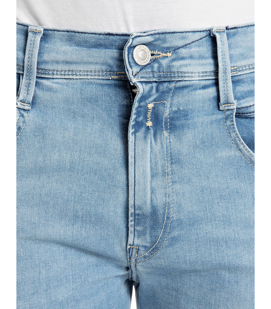 スリムフィットANBASS Hyperflex Re-used Original Broken & Repair 詳細画像 ライトブルー 5